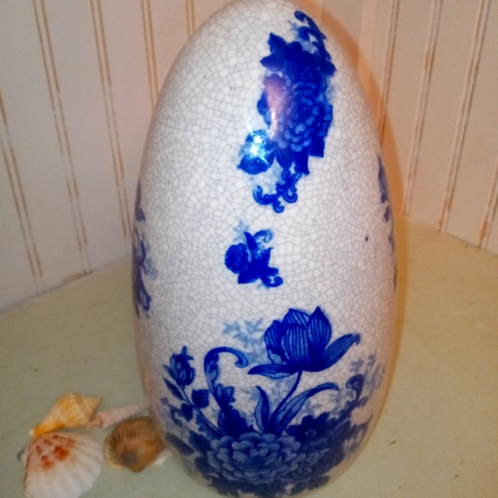 Vintage Large Porcelain egg